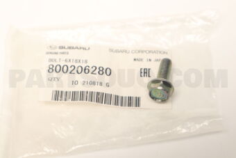 800206280 BOLT-6X18X18