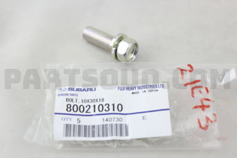 800210310 BOLT,10X30X18