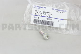 800406030 BOLT-SKT 6X16X16