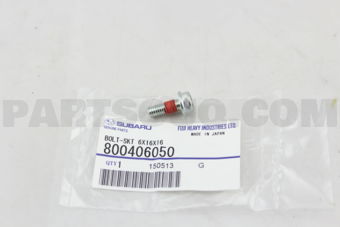 800406050 BOLT-SKT 6X16X16