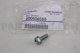 800606560 BOLT-6X16X16