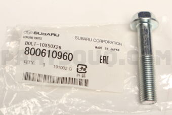 800610960 BOLT-10X50X26