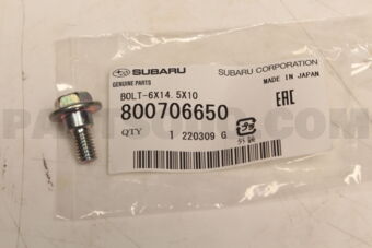 800706650 BOLT-6X14.5X10