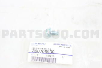 800706930 BOLT-6X14.5X14.5