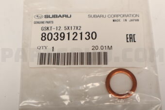 803912130 Subaru GSKT-12.5X17X2