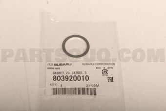 803920010 Subaru GASKET,20.5X26X1.5