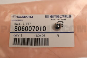 806007010 BALL,7.937