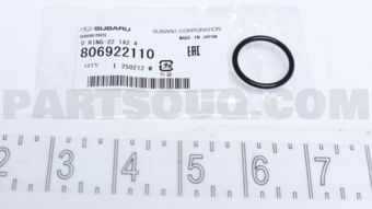 806922110 Subaru O RING-22.1X2.4