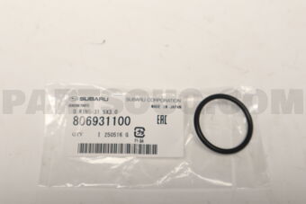 806931100 Subaru O RING 31.5X3.0