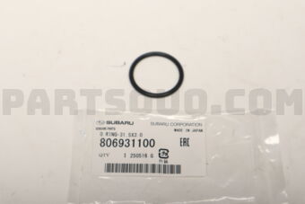 806931100 Subaru O RING 31.5X3.0