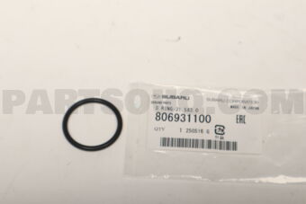 806931100 Subaru O RING 31.5X3.0