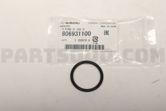 806931100 Subaru O RING 31.5X3.0