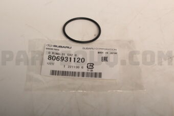 806931120 Subaru O RING-31.5X2.0