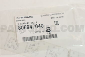 806947040 O RING-47.2X2.4