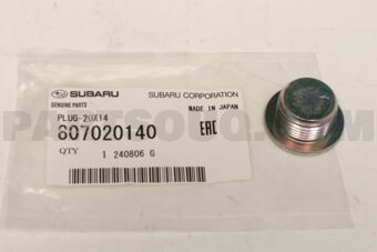 807020140 Subaru PLUG-20X14
