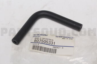 807505331 Subaru HOSE-5.5X12X75X75