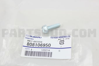 808106950 BOLT 6X21X18