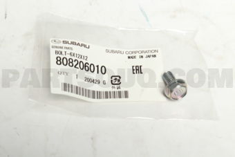 808206010 BOLT-6X12X12