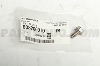 808206010 BOLT-6X12X12