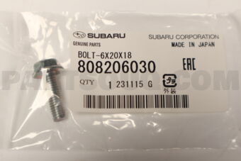 808206030 BOLT-6X20X18