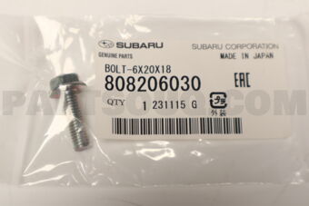 808206030 BOLT-6X20X18