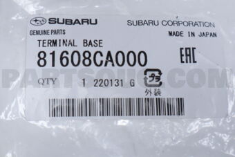 81608CA000 Subaru TERMINAL BASE