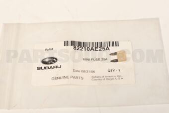 82210AE25A Subaru MINI FUSE        25A