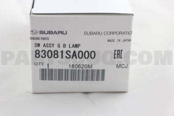 83081SA000 SW ASSY G B LAMP