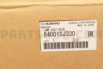 84001SJ330 Subaru LAMP ASSY HEAD