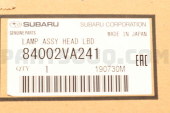 84002VA241 LAMP ASSY HEAD LBD