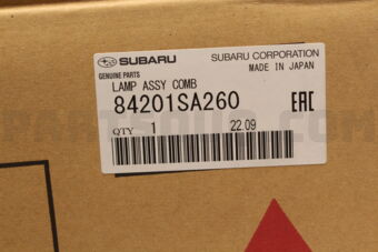 84201SA260 Subaru LAMP ASSEMBLY - REAR COMBINATI