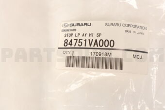84751VA000 STOP LP AY HI SP