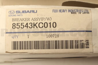 85543KC010 Subaru BREAKER ASSY(P/W)