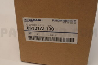 86301AL130 Subaru SPEAKER ASSY BIC