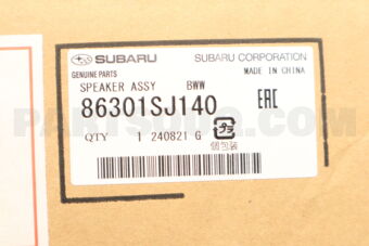 86301SJ140 Subaru SPEAKER ASSY     BWW