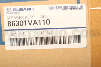 86301VA110 Subaru SPEAKER ASSY     BFL
