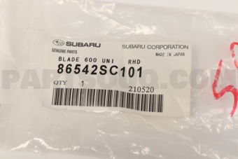 86542SC101 BLADE 600 UNI    RHD