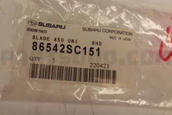 86542SC151 Subaru BLADE 450 UNI    RHD