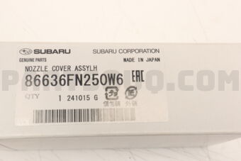 86636FN250W6 Subaru NOZZLE COVER ASSYLH