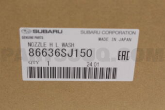 86636SJ150 NOZZLE H L WASHERLH