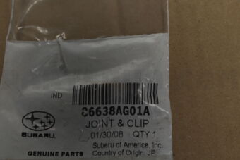 86638AG01A Subaru JOINT &amp; CLIP