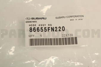 86655FN220 HOSE ASSY RG