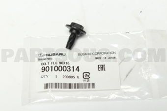 901000314 BOLT FLG M6X16