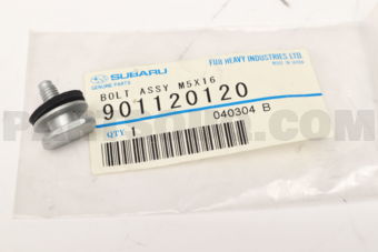 901120120 Subaru BOLT ASSY M5X16
