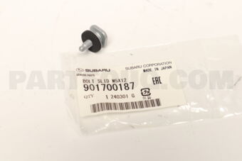 901700187 BOLT SLID M5X12
