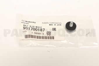 901700187 BOLT SLID M5X12