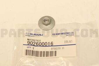 902600016 NUTX6X7X22