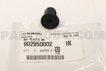 902950002 NUT PLASTIC M6