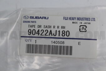 90422AJ180 Subaru TAPE DR SASH R R RH