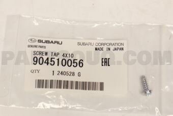 904510056 SCREW TAP 4X10